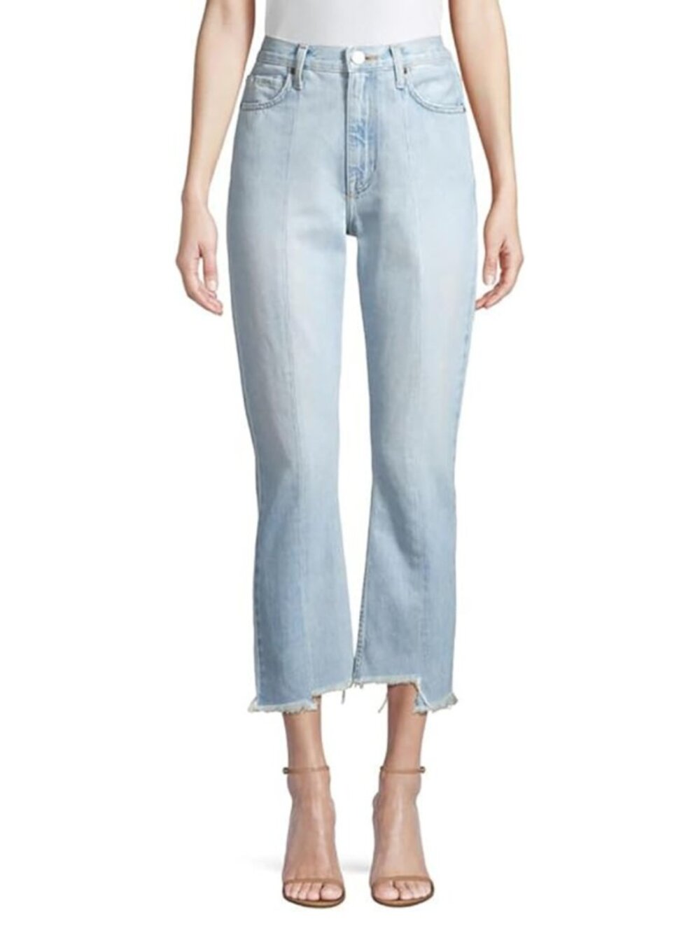 Joie Charan Step Hem Crop Jeans in Siesta